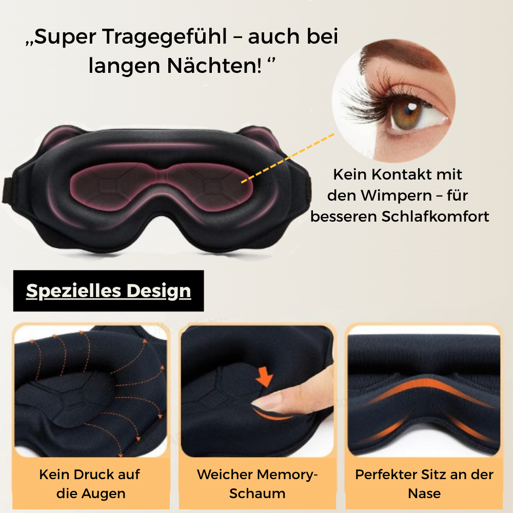 Snoozelle - Die 3D Schlafmaske